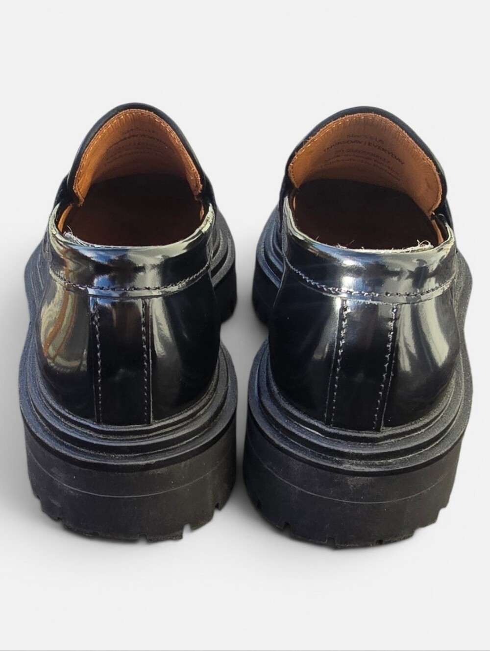 Thursday Boot Company Black Patent Loafer Flats - Picture 4 of 9